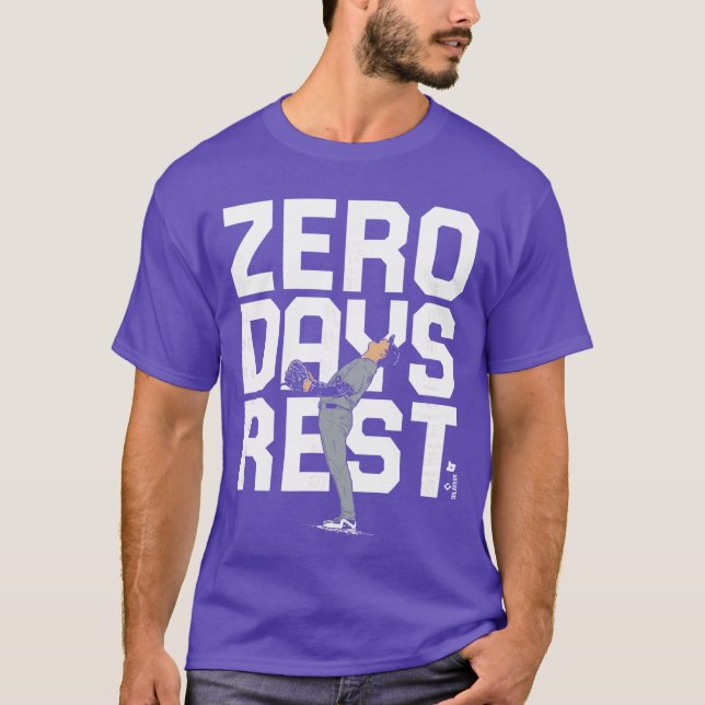 Yoshinobu Yamamoto Zero Days Rest Los Angeles Base T Shirt (Framsida)