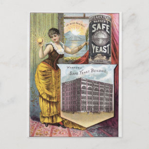 Yost vintage annons vykort