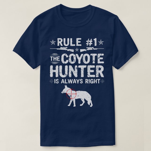 Yote Hunting for Coyote Hunters T Shirt (Design framsida)