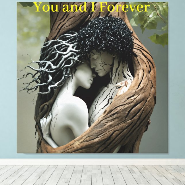 You and I Forever Canvastryck (Insitu (trägolv))