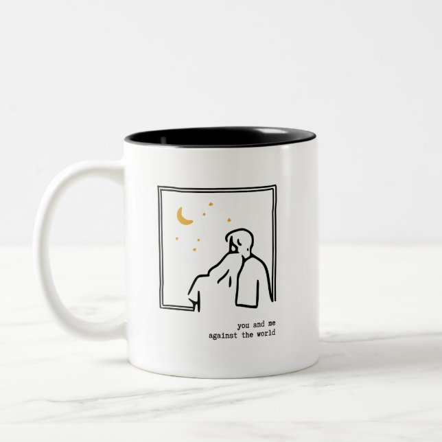 You and Me  Två-Tonad Mugg (Vänster)
