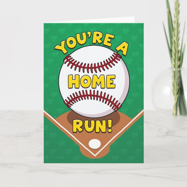 You Are A Home Run Baseball Card Kort (Framsida)