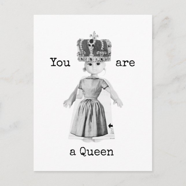 You are a Queen Vykort (Framsida)
