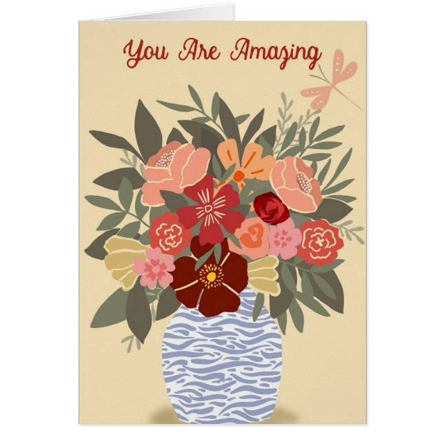 You are Amazing Card Hälsningskort (Framsidan)