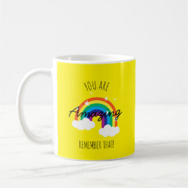 You Are Amazing - Yellow Mug Kaffemugg