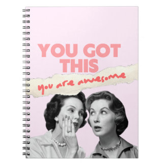 You are Awesome Pink Notebook Anteckningsbok