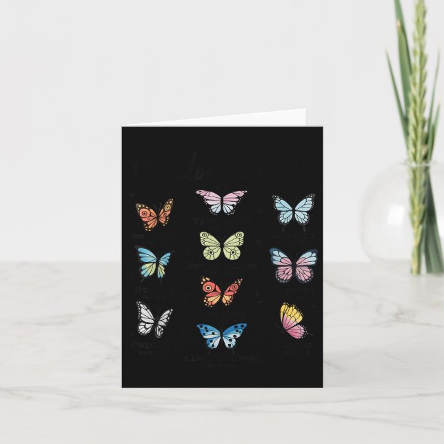 You Are Butterfly Beautiful Christian Religious Bi Kort (Framsida)