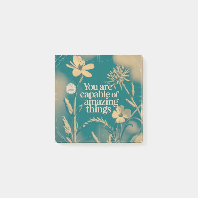 You Are Capable Of Amazing Things Post-it Block (Framsida)