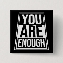 You Are Enough Self Love Motivational Quote Logo Knapp