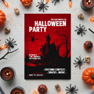 You are Invite to Halloween Party Inbjudningar