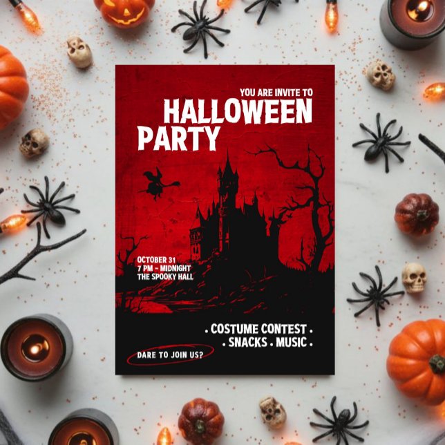 You are Invite to Halloween Party Inbjudningar (Skapare uppladdad)