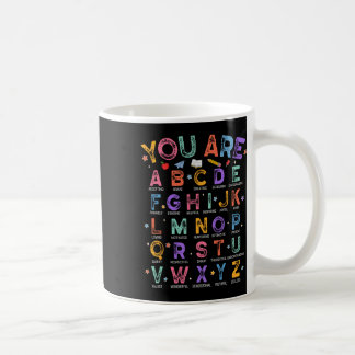You Are Letters Alphabet Learn Abcs Boy Girl Readi Kaffemugg