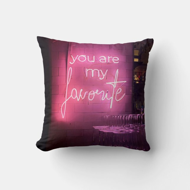 You Are My Favorite pillow Kudde (Framsida)