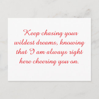 You are my greatest adventure. Keep shining bright Vykort