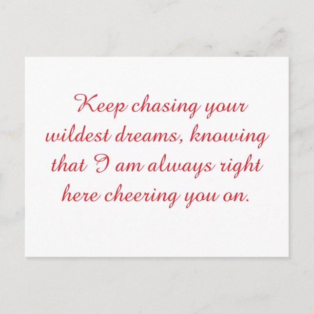You are my greatest adventure. Keep shining bright Vykort (Framsida)