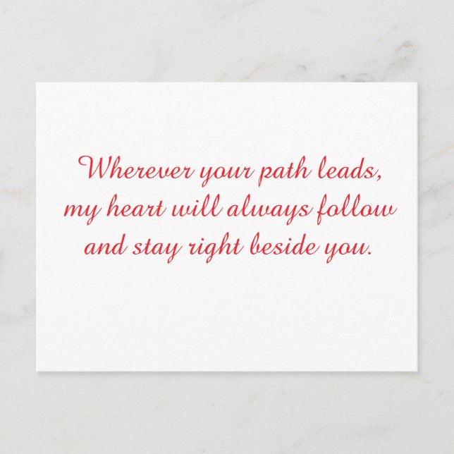 You are my greatest adventure. Keep shining bright Vykort (Framsida)