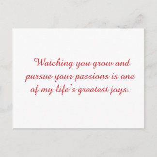 You are my greatest adventure. Keep shining bright Vykort