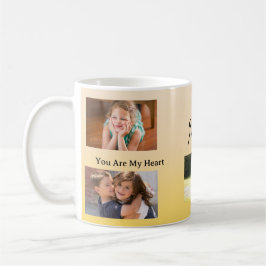 You Are My Heart – Four Photo Gift for Mom Kaffemugg