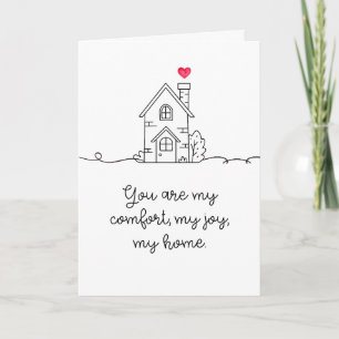 You Are My Home Folded Kort