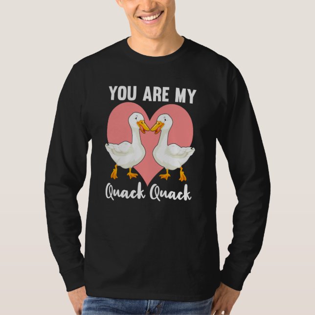 You are my quack quack anniversary ducks mum runni t shirt (Framsida)