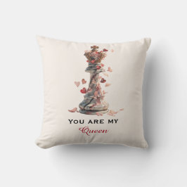 You Are My Queen Chess Valentine's Day Kudde
