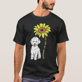 You Are My Sunshine Bichon Frise Sunflower Dog Lov T Shirt