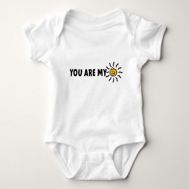 You are my sunshine, jij bent mijn zonneschijn t shirt (Framsida)