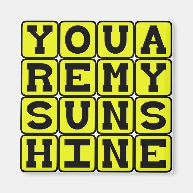 You Are My Sunshine, Romantisk Standard Magnet (Framsidan)