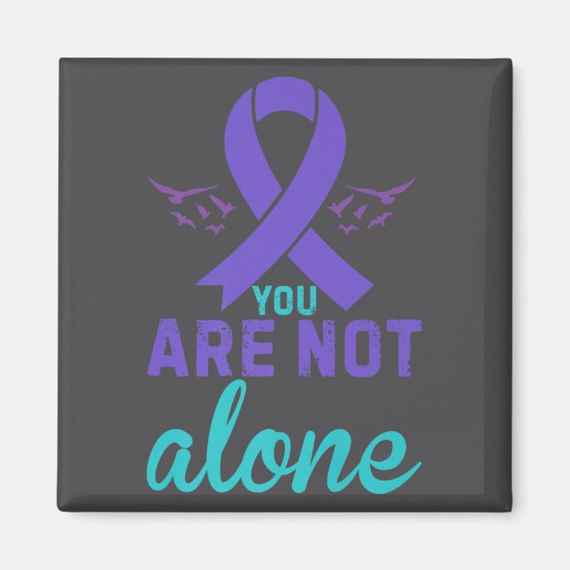 You Are Not Alone Premium  Magnet (Framsidan)