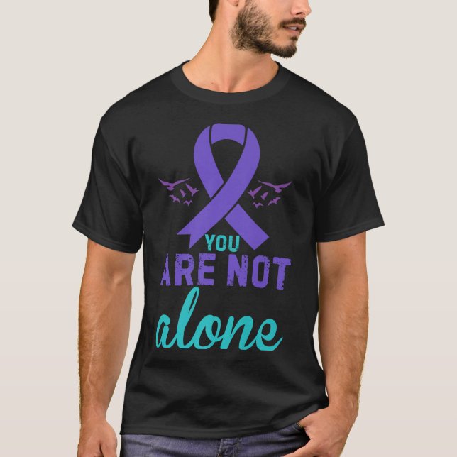 You Are Not Alone Premium  T Shirt (Framsida)