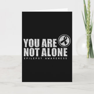 You Are Not Alone Wear Purple Day Epilepsy Awarene Kort