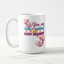 You Are Rare & Radiant" Inspirational Women's