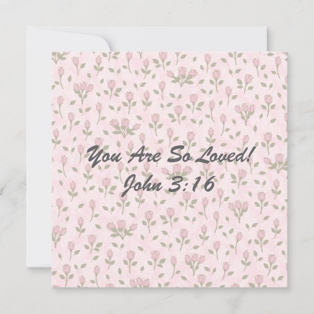 You are So Loved Flat Card (Framsida)