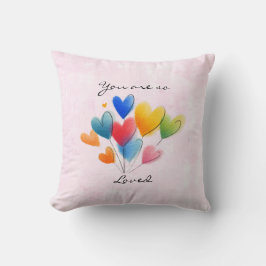 You Are So Loved Throw Pillow Kudde