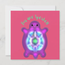 You Are Speshell Turtle Personalized Gift Inbjudningar
