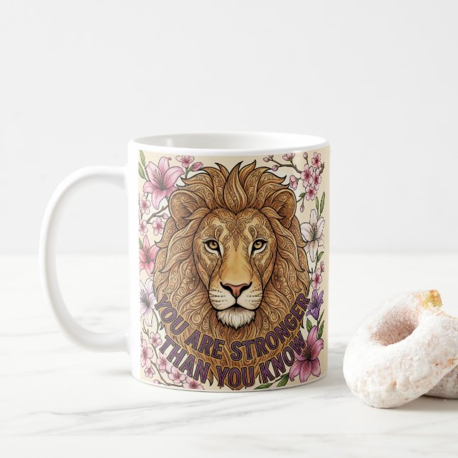 You Are Stronger Than You Know Mug Kaffemugg (Med munk)