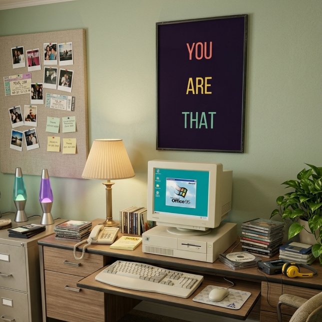 You Are That — 90s Maximalist Poster | Retro Bdrm (Skapare uppladdad)