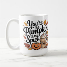 You are the pumpkin to my spice cute quote kaffemugg