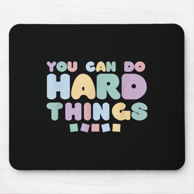 You Can Do Hard Things Insrational Quotes Motivati Musmatta (Framsidan)