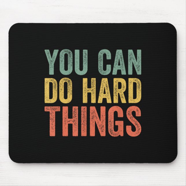 You Can Do Hard Things Shirt For Teachers Motivati Musmatta (Framsidan)