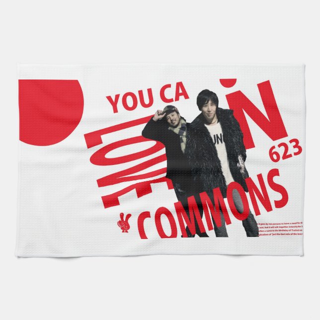 YOU CAN LOVECOMMONS タオル　Type1 Kökshandduk (Horisontell)