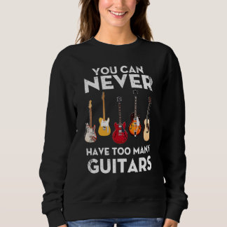 You Can Never Have Too Many Guitars Strat Hollow T Shirt