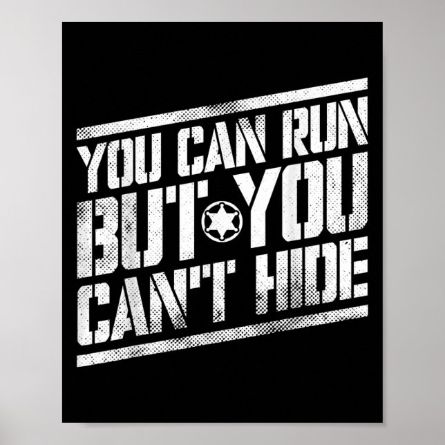 You Can Run But You Can't Hide Bounty Hunter  Poster (Framsidan)