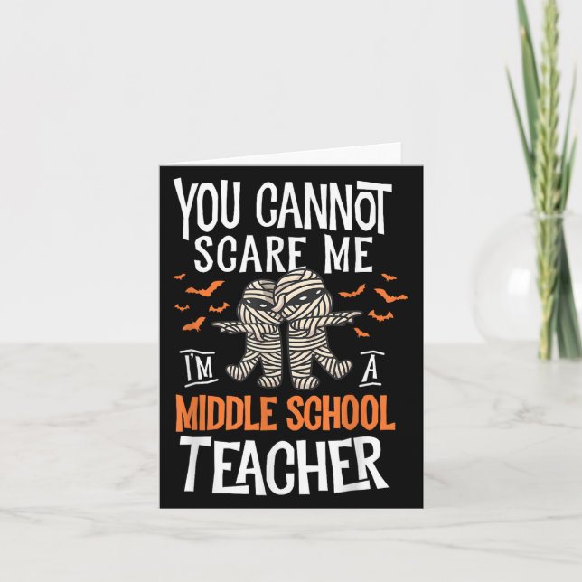 You Cannot E Me I'm A Middle School Teacher Hallow Kort (Framsida)