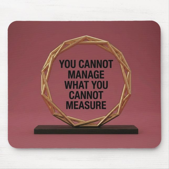 You Cannot Manage What You Cannot Measure Musmatta (Framsidan)