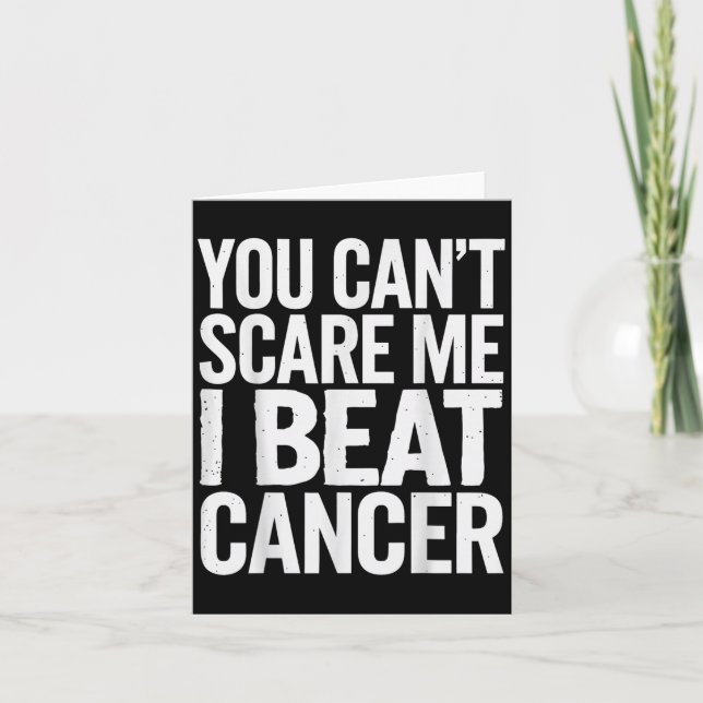 You Can't E Me I Beat Cancer  Kort (Framsida)