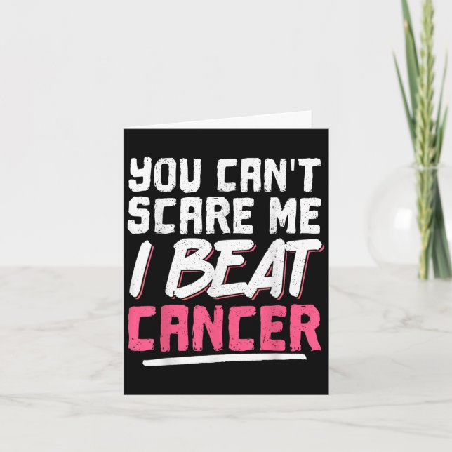 You Can't E Me I Beat Cancer  Kort (Framsida)