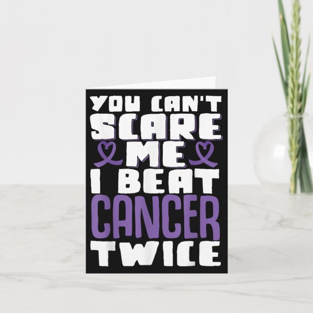 You Can't E Me I Beat Cancer Twice  Kort (Framsida)