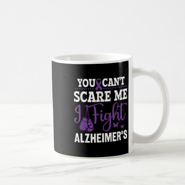 You Can't E Me I Fight Heimer's - Dementia Awarene Kaffemugg (Höger)