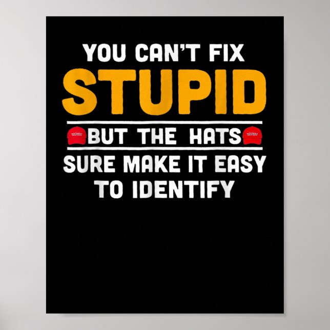 You Can't Fix Stud But The Hats Make It Easy To Id Poster (Framsidan)